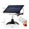 PR-1028 Lampe de jardin solaire - 2x Lampe suspendue - 6000K - Avec panneau solaire séparé photo 1