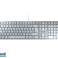 Cherry KC 6000 SLIM USB QWERTZ Niemiecki srebrny JK-1600DE-1 zdjęcie 1