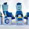 100 pz Schlemmer Figurine Anti-Stress Squeezy Blue, Comprare all'ingrosso per i rivenditori Stock rimanente foto 3