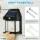 PR-1038 LED Solar Garten Wandleuchte - Mit Sensor - 800Lumen - 5.5V Bild 2