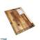 Acacia wooden cutting boards with metal handle 30x40cm image 2