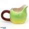Ceramic cream jug as apple, dimensions L/W/H: 14 x 11 x 8.5 cm, motif: apple image 1