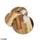 Acacia wooden cutting boards or serving boards with metallic handle image 6