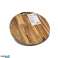 Acacia wooden cutting boards or serving boards with metallic handle image 2