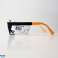 Трицветен асортимент Слънчеви очила Kost wayfarer с неонови крака S9465 картина 3