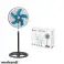 Ventilateur sur pied en métal Super 65W 18 pouces avec 5 pales d’alimentation en aluminium et 3 réglages de vitesse photo 5