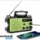 Veivradio, bærbar (solenergi) radio med LED-lommelykt bilde 2