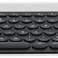 Logitech K780 Multi Device Wireless Keyboard DUNKELGRAU Russische Tastatur Bild 1