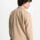Мужской осенний пиджак с воротником-стойкой в бежевом цвете Frabe от Bonprix изображение 2