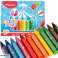 Wax crayons for toddler first pencils Jumbo Colorpeps 12 colors Maped image 1