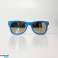 Tříbarevný sortiment Sluneční brýle Kost wayfarer se zrcadlovými skly S9254 fotka 2