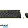 Logitech MK240 Nano Combo WHITE VIVID RED RUS Russian Mouse Keyboard image 1