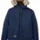 Giacca Invernale Uomo con Cappuccio e Pelliccia Taglie Forti Modello Bonprix 976057 in Frabe blu scuro foto 1