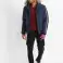 Giacca Invernale Uomo con Cappuccio e Pelliccia Taglie Forti Modello Bonprix 976057 in Frabe blu scuro foto 4