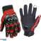 AG222C MOTORCYCLE GLOVES PINK L RED image 1