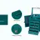 Tiffany Capas Joyero con Espejo y Cerradura Joyero Joyero de Cuero Joyero para Mujer Joyero Regalo Color de Cuero fotografía 5