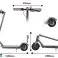 Trottinette électrique E-Scooter D8 Puissante, compacte et pliable, A-stock, 700 pièces photo 4