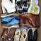 Mix footwear without cardboard boxes. Category B. men's women's shoes stock image 3
