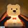 Nachtlicht Bär mit Touch- und Fernbedienungsfunktion – mit Touch-Funktion und Fernbedienung – wiederaufladbar – Babyparty – Mutterschaftsgeschenk – Kinderzimmer – Geburtstag Bild 1