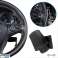 Steering wheel cover for lacing DOTS Black 37-39 cm Steering wheel diameter 10.3 - 10.7 cm Width image 2