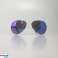TopTen aviatoriaus akiniai nuo saulės su violetiniais/žaliais lęšiais SG130024GREEN nuotrauka 1