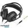 BOYA Headphone Wired  On ear Monitor  3.5 mm and 6.35 mm output  Black image 2