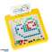 Montessori Magnetic Board Mosaic Colorful Dots Yellow 26 x 26 cm image 5