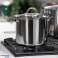 Large stainless steel pot, 10l stainless steel pot, Topfann induction image 1