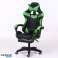 RACING PRO X Gamer kėdė su atrama kojoms Žalia juoda nuotrauka 1