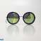 Juodi "TopTen" apvalūs akiniai nuo saulės su veidrodiniais lęšiais SG13016GRY nuotrauka 1