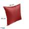 Cushion Cover Leather 45x45 cm RED ( Can be easily prepared according to desired dimensions ) image 3