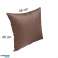 Cushion Cover Leather 45x45 cm BROWN ( Can be easily prepared according to desired dimensions ) image 3