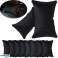 Neck Pillow LEATHER Black Special Design 20x30 cm ( Only COVER material filling for an extra charge ) image 3
