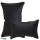 Boyun yastığı DERİ siyah özel tasarım 20x30 cm (sadece KAPAK malzemesi dolgusu ücretlidir) fotoğraf 1