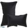 Almofada de pescoço COURO preto design especial 20x30 cm (apenas enchimento de material COVER por um custo adicional) foto 1
