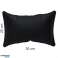 Neck pillow LEATHER Black Special Design 20x30 cm (COVER material filling only at extra cost) image 2