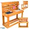 Mud garden kitchen for the yard with accessories wooden image 1