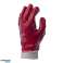 Slitstarka och kraftiga olje-PVC-handskar XL - 12 stycken per förpackning för industriellt bruk bild 1