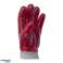 Duurzame en heavy-duty olie PVC handschoenen XL - 12 stuks per verpakking voor industrieel gebruik foto 2