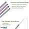 4 Metal Straws With Pouch and Cleaner STEELSIP image 2