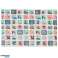 Divpusēji saliekamie putuplasta paklāji alfabēta dzīvnieki 180 x 200 cm attēls 2