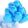 50x balloner blå Ø 35 cm Helium egnet til fødselsdag &amp;; bryllup &amp;; fest dekoration dekoration til påfyldning med ballon gas blå billede 3