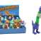 Elastic dinosaur toy 13 23cm in 4 colors presented in the display for endless stretchability image 1