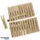 Natural Pine Clothespins 7x0.9cm 24 Pieces Sturdy &amp; Eco-Friendly image 1