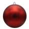 XXXL Red Mat Christmas Baubles 30 cm made of robust plastic image 1