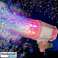 Pistolet à bulles avec 69 trous et lumières LED colorées BUBBLEPUFF rose photo 3