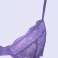 Liliowy biustonosz z fiszbinami zdjęcie 2