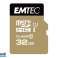 MicroSDHC 32GB EMTEC Adapter CL10 EliteGold UHS I 85MB/s Blister image 1