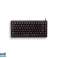 Kiraz İnce Çizgi Kompakt Klavye Klavye Lazer 86 tuşları QWERTZ Siyah G84-4100LCMDE-2 fotoğraf 4