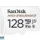 128GB MicroSDXC SANDISK høy utholdenhet R100/W40 - SDSQQNR-128G-GN6IA bilde 1